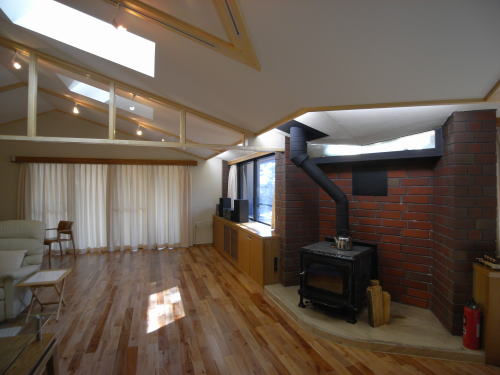 軽井沢 リフォームH邸 薪ストーブ